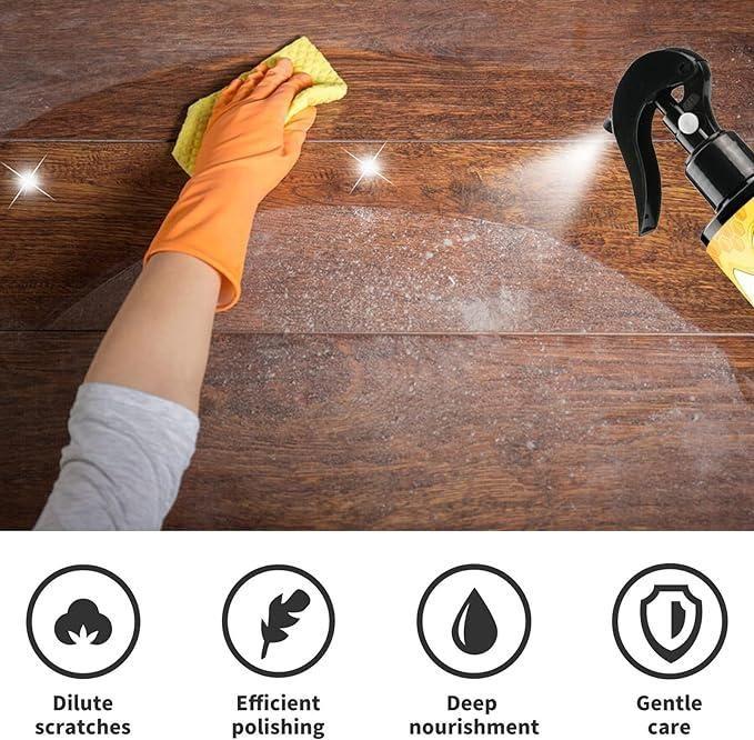 Natural Micro-Molecularized Spray, Furniture Polish and Cleaner for Wood (Pack of 2)